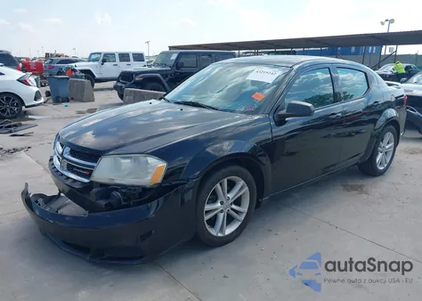 2013 Dodge Avenger Se V6 из США, поврежденный, VIN 1C3CDZAG4DN717676